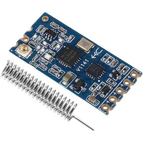 1 قطعة HC-12 433 ميجا هرتز SI4463/SI4438 وحدة المنفذ التسلسلي اللاسلكي 1000 متر استبدال بلوتوث مع هوائي in Kuwait