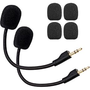 قطعتان من ميكروفون الألعاب البديل - متوافق مع سماعات الألعاب Logitech G PRO X2، وG PRO X Wireless، وG Pro السلكية، قابلة للفصل، وإلغاء الضوضاء المتقدم in Kuwait