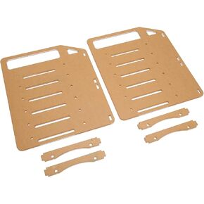 حامل حامل محرك الأقراص الصلبة Zerodis DIY لمحركات الأقراص الصلبة مقاس 3.5 بوصة مع سهولة التركيب لتعزيز التبريد في إعداد سطح المكتب، حامل محرك الأقراص الصلبة DIY كمبيوتر أكريليك متعدد الطبقات (6 طبقات) in Kuwait