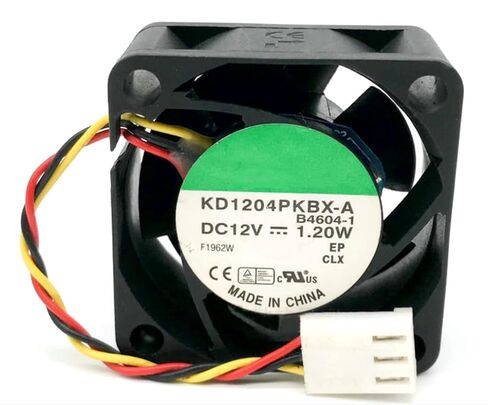 KD1204PKBX-A DC12V 1.20W 40X40X20mm مروحة تبريد 3 أسلاك 4020 مم in Saudi Arabia