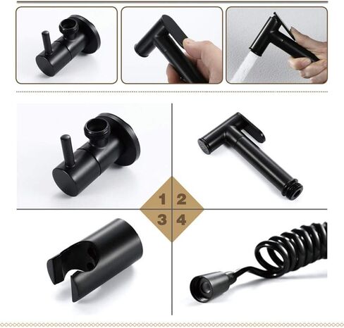 Hand HeldSpray Combo is Made by Top Premium Copper Material,WithHose,Let You Grasp and Handle Gently and Comfortably, Precise Surface Guarantees Fo in Saudi Arabia