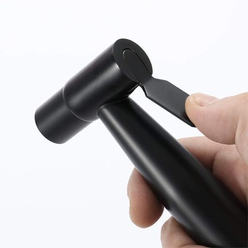 Washable HandheldCloth Diaper Sprayer - Black Toilet Spray Gun Set Stainless Steel Women's wash Faucet 1.5 Meter Stainless Steel Inlet Pipe Wall Mounted in Saudi Arabia