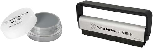منظف ​​خرطوشة الصوت من Audio-Technica AT617a وفرشاة التسجيل المقاومة للكهرباء الساكنة AT6011a من الفينيل LP Care Bundle in Saudi Arabia