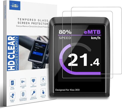 [2-PACK] Tempered Glass Screen Protector Compatible with Bosch Kiox 400C 2.0 Inch Display Ebike Smart System Anti Scratch/Fingerprint (HD Clear) in Saudi Arabia