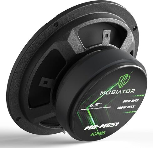 مكبرات صوت MB-M65T 6.5 بوصة ثنائية الاتجاه Pro Audio متوسطة المدى، 360 وات بحد أقصى، 4 أوم، ملف صوتي 1.5 بوصة، مع مكبرات صوت رصاصة مدمجة، سهلة التركيب في السيارات/الشاحنات/الأبواب (زوج) in Kuwait