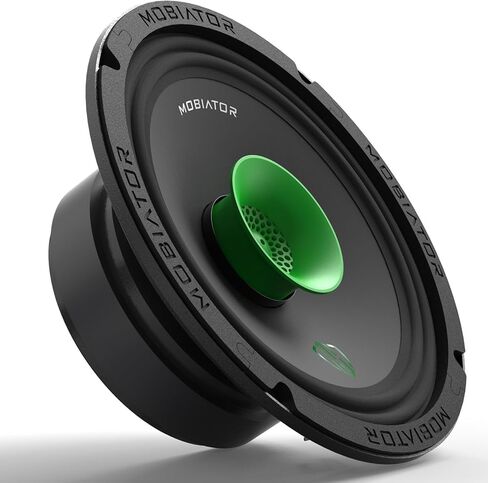 مكبرات صوت MB-M65T 6.5 بوصة ثنائية الاتجاه Pro Audio متوسطة المدى، 360 وات بحد أقصى، 4 أوم، ملف صوتي 1.5 بوصة، مع مكبرات صوت رصاصة مدمجة، سهلة التركيب في السيارات/الشاحنات/الأبواب (زوج) in Kuwait