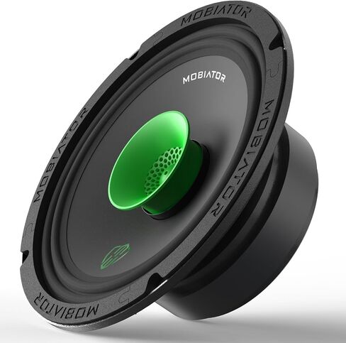 مكبرات صوت MB-M65T 6.5 بوصة ثنائية الاتجاه Pro Audio متوسطة المدى، 360 وات بحد أقصى، 4 أوم، ملف صوتي 1.5 بوصة، مع مكبرات صوت رصاصة مدمجة، سهلة التركيب في السيارات/الشاحنات/الأبواب (زوج) in Kuwait