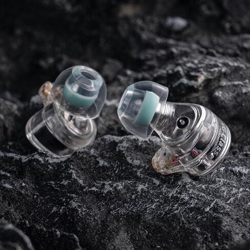 WHIZZER LT100 أطراف أذن من السيليكون السائل 4 أزواج، بديل ناعم لصوت Trueear/Moondrop/Campfire (فوهة 5-6.5 مم)، صوت جهير محكم ومريح (XS/S/M/L) in Kuwait