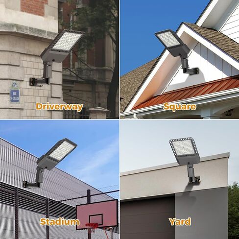 AIKVSXER Wall Mount Bracket for Outdoor LED Lights L Shape Round Pole Mounting Bracket Wall Mounted Adapter for Outdoor LED Parking Lot Lights Street Lights Post Top Light in Saudi Arabia