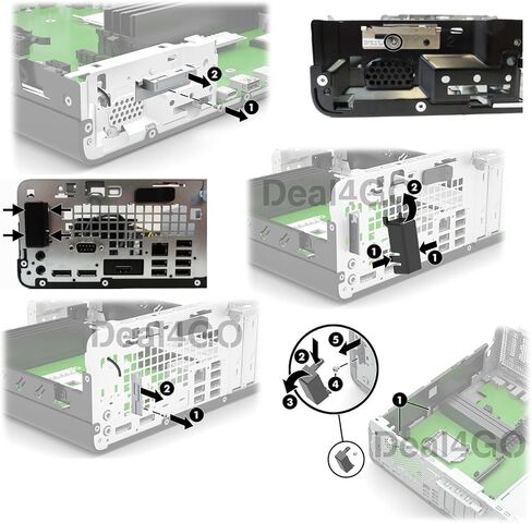 WiFi Antenna Cable kit M04571-001 L28965-001 Replacement for HP ProDesk 400 600 G4 G5 G6, EliteDesk 800 G6 705 G5 SFF Desktop in Saudi Arabia