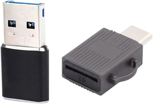 قارئ بطاقات CY USB C، محول قارئ بطاقات USB 3.0 من النوع C إلى Micro SD SDXC TF لأجهزة الكمبيوتر المحمول والهواتف اللوحية بسرعة 5 جيجابت في الثانية in Saudi Arabia