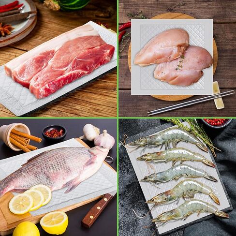 200Pcs Meat Absorbent Pads 4x7 Inch Meat Soaker Pads for for Vacuum Sealer Bags Fish Dry Clean for Kitchen and Shop,60 Grams in Saudi Arabia