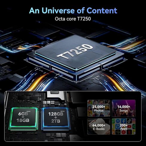 تابلت N90 Android 16، تابلت 12 بوصة 2K FHD+، تابلت Android مع لوحة مفاتيح، 5G WiFi، 24GB+128GB/2TB، معرف الوجه، 9000 مللي أمبير، ضمان 4 سنوات، Widevine L1، OTG، 1217-BOX، حافظة وقلم in Kuwait