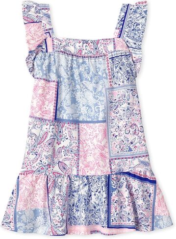 The Children's Place ، and Toddler Girls Bress Short Sleeve Fashion ، Sunset Gold ، 4T in Saudi Arabia