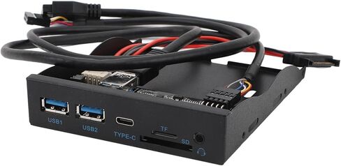 لوحة محرك مرن، 3.5 بوصة USB3.2 GEN1 نوع C لوحة محرك مرن، توصيل وتشغيل 5 جيجابت في الثانية 19PIN Hub لـ 7 8 10 11 2003 in Saudi Arabia