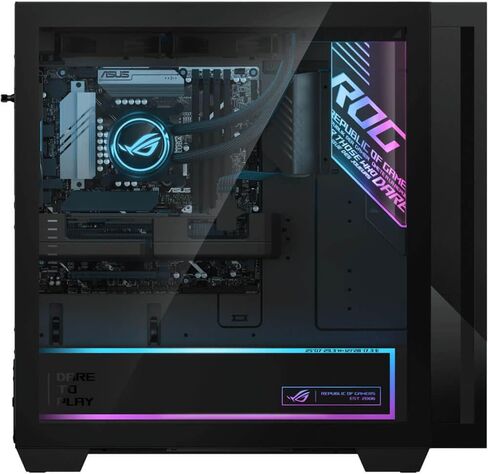 ASUS ROG G700 Gaming Desktop PC Intel Core Ultra 7 265F 32GB RAM 1TB NVMe SSD NVIDIA GeForce RTX 5060 8GB Liquid Cooling RGB Keyboard Mouse Windows 11 Pro with 12 Month CPS Protection in Saudi Arabia