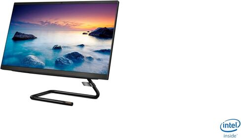 Lenovo IdeaCentre AIO 3، كمبيوتر الكل في واحد مقاس 24 بوصة، شاشة لمس FHD IPS، معالج Intel i3-9100T، رسومات مدمجة، 8 جيجابايت DDR4، 256 جيجابايت M.2 SSD، محرك DVD RW، Windows 10، لوحة ماوس EAT، أسود للأعمال in Kuwait