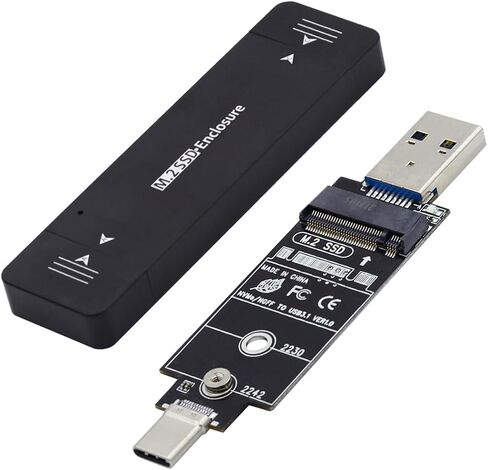 10Gbps Combo Type-C USB3.0 to NVME M-Key M.2 SATA SSD PCBA Case 2242/2230mm Adapter RTL9210B Chipset in Saudi Arabia