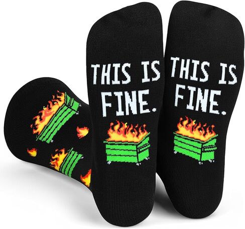 Golin الفكاهة الجوارب ضرطة للرجال نساء ، مضحك هفوة هفوة الجوارب هدية فيل أبيض هدية لزميل العمل in Kuwait