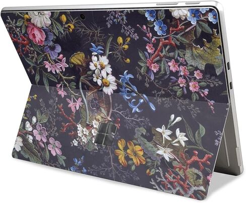غلاف الكمبيوتر اللوحي متوافق مع Microsoft Surface Pro 11 (2024-2025) - Midnight Blossom - غطاء لاصق واقٍ من الفينيل الفاخر 3M - سهل الاستخدام | صُنع في الولايات المتحدة الأمريكية بواسطة MightySkins in Kuwait