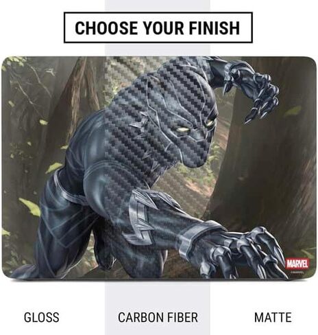 Skinit Decal Laptop Skin Compatible with MacBook Air 13in (2020) - Officially Licensed Marvel Black Panther in The Jungle Design in Saudi Arabia