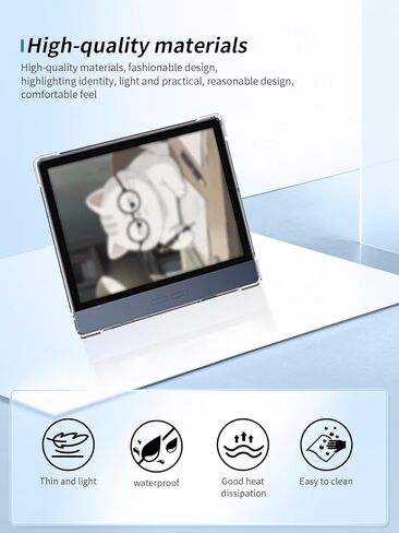 for Bigme B7/B7 Pro 7 inch E-Readers Case,Ultra-Thin Full Coverage Corner,BOVUGAC Soft TPU Shockproof Kids Friendly for Bigme B7 7" Case Cover (Clear) in Saudi Arabia