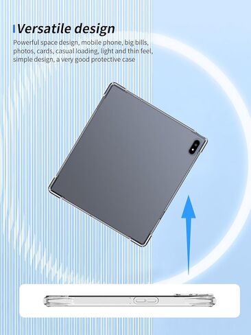 for Bigme B7/B7 Pro 7 inch E-Readers Case,Ultra-Thin Full Coverage Corner,BOVUGAC Soft TPU Shockproof Kids Friendly for Bigme B7 7" Case Cover (Clear) in Saudi Arabia