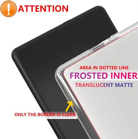 Puxicu Case for 6" All-New Kindle (11th Generation-2024/2022 Release), Slim Design Flexible Matte TPU Protective Cover for Kindle 11 2024/2022 E-Reader, Clear in Saudi Arabia