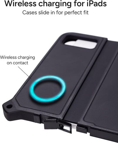 ZAGG ChargeStation Pro for iPad (10th Gen)/ iPad (A16) - Lockable Wireless Charging Station with 5 Rugged Cases – Charges 5 iPads – for Schools, Hospitals, Business & Enterprise in Saudi Arabia
