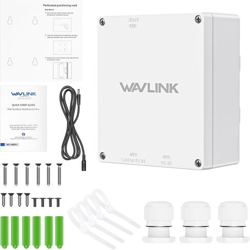 صندوق WAVLINK مقاوم للماء لـ POE مع موسع WiFi الخارجي AX3000 in Saudi Arabia