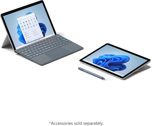 شاشة لمس Microsoft Surface Go 2 - 10.5 بوصة - ذاكرة Intel Core m3 - 8 جيجابايت - SSD 128 جيجابايت - WiFi - نظام التشغيل Windows 11 PRO البلاتيني (متجدد) in Kuwait