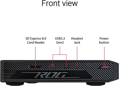 ROG NUC Gaming PC Mini Desktop Computer Compact Gaming Power with Discrete Graphics RTX4070,Intel Core Ultra 9 185H/32GB DDR5 RAM/1TB SSD in Saudi Arabia