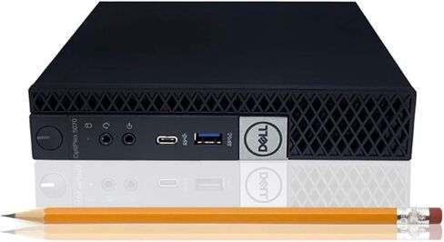 Dell OptiPlex 5070 Mini Desktop Computer, 9th Gen Intel Core i3-9100T Processor up to 3.7GHz Micro PC, 16GB DDR4 RAM, 512GB SSD, Wi-Fi, Keyboard & Mouse, Windows 11 Pro (Renewed) in Saudi Arabia