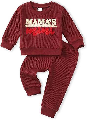 Mikrdoo Toddler طفلة فتاة الملابس سراويل مجموعة ليدلر pulver tops الخريف ملابس الشتاء in Kuwait
