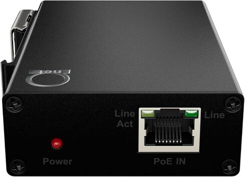 PoE Powered Ethernet Extender Over 2-Wire or Coax | Master Side PD – No Local Power Needed | Up to 800 m (500 m PoE) | LAN & PoE Repeater Booster Bridge | DIN-Rail or Wall Mount in Saudi Arabia