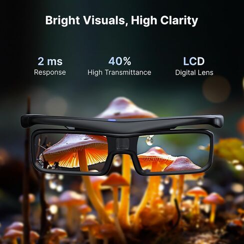 حزمة NexiGo Aurora Pro MKII، جهاز عرض UST ليزر ثلاثي الألوان بدقة 4K، محرك يتكيف مع المشهد مع قزحية ديناميكية وتعتيم ليزر، 0.21:1، Dolby Vision & Atoms، HDR10+، نشط ثلاثي الأبعاد، مع نظارات DLP Link ثلاثية الأبعاد (عبوتان) in Kuwait