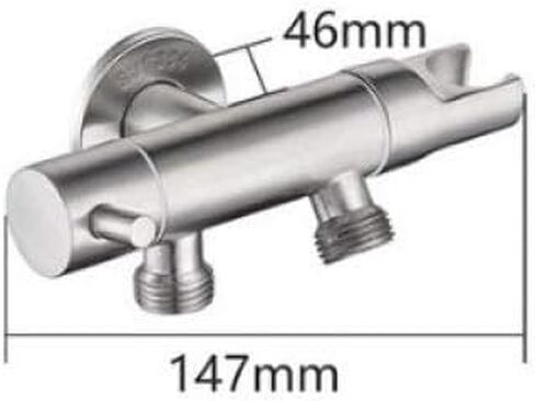Hand HeldSprayer for Bathroom Toilet, Premium Brushed Stainless Steel Diaper Sprayer Shattaf,ToiletHose High Pressure with Adjustable Water Flow, Valve and in Saudi Arabia