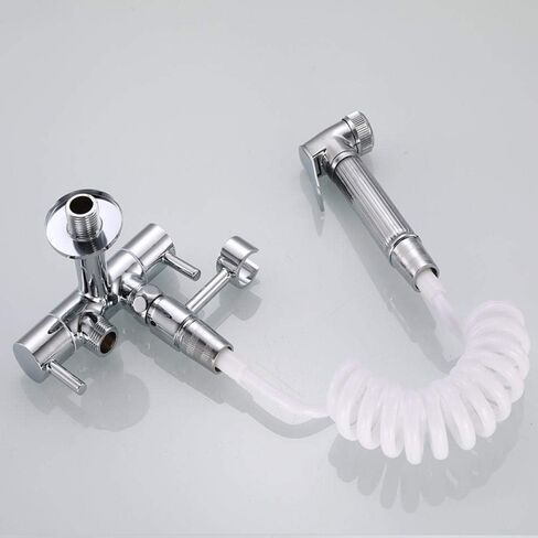 Toilet Handheld Showers Muslim Cloth Diaper Sprayer Compatible with Rear Washing - Toilet Companion Flushing Spray Gun Handheld Shower Booster Nozzle Full Copper Women's wash Set Wall Mo in Saudi Arabia