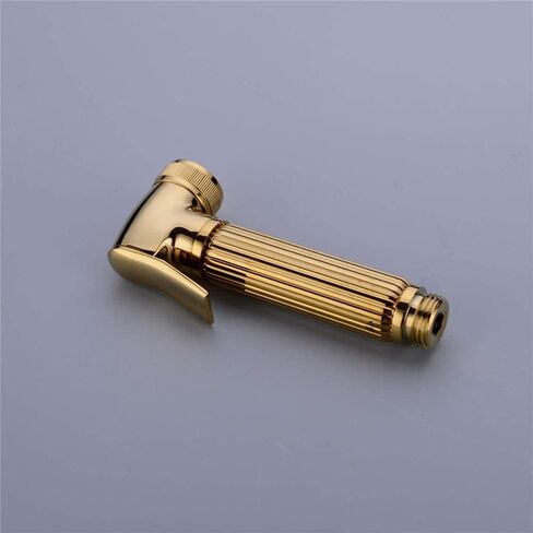 Sprayer KitSprayer for Toilet, Cloth Diaper Washer Set Gold Brass Wall Mounted Hand HeldSpray Kit with Shower Hose, Cold and Hot Water for Personal Hygiene in Saudi Arabia