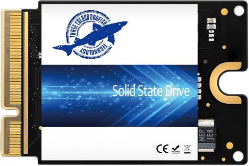 محرك أقراص الحالة الصلبة الداخلي Dogfish 1 تيرا بايت SSD لأجهزة Mac mini M4 سرعات تصل إلى 3300 برميل/الثانية توسيع القرص الصلب ترقية استبدال التخزين in Kuwait