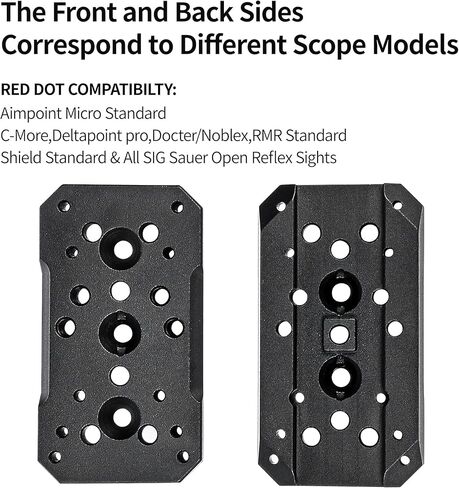 Lightweight Universal RMR Red Dot Sight 45-Degree Offset Optic Mount,RMR Picatinny Mount for T1 T2 H1 H2 RMR in Saudi Arabia