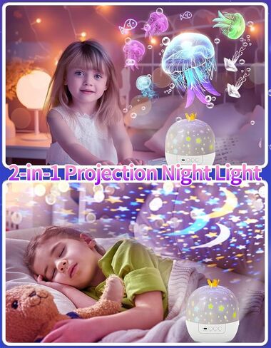 21 Sets of Films, Kids Night Light Projector, Projector Night Light for Kids Bedroom, Ceiling, Star Galaxy Light Lamp with 360° Rotation Dimmable for Girls, Birthday, Christmas, Nursery, Room Decor in Saudi Arabia