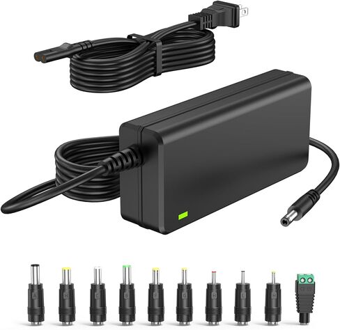 42V 1.7A 1.5A 1A 0.5A شاحن سلك الطاقة DC في محول 42V مع 10 مقابس قابلة للتبديل مزود طاقة للأجهزة في حدود 42Volt 1700mA 1600mA 1500mA 1000mA 800mA 500mA 400mA 300mA 200mA 100mA in Kuwait
