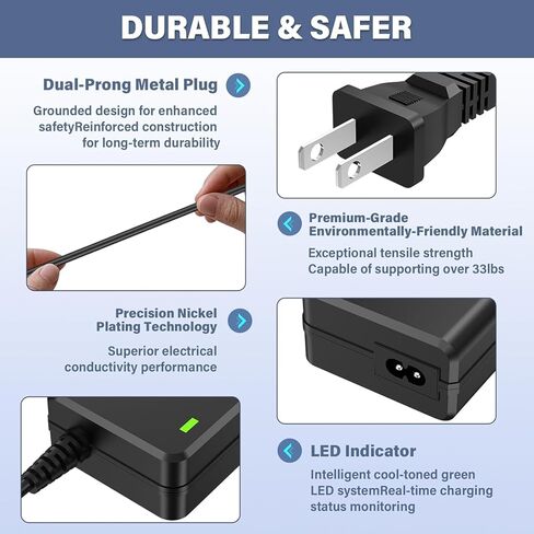 42V 1.7A 1.5A 1A 0.5A شاحن سلك الطاقة DC في محول 42V مع 10 مقابس قابلة للتبديل مزود طاقة للأجهزة في حدود 42Volt 1700mA 1600mA 1500mA 1000mA 800mA 500mA 400mA 300mA 200mA 100mA in Kuwait