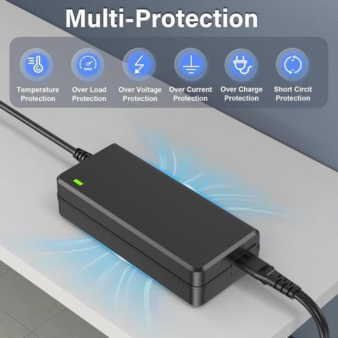 42V 1.7A 1.5A 1A 0.5A شاحن سلك الطاقة DC في محول 42V مع 10 مقابس قابلة للتبديل مزود طاقة للأجهزة في حدود 42Volt 1700mA 1600mA 1500mA 1000mA 800mA 500mA 400mA 300mA 200mA 100mA in Kuwait