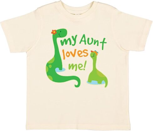 inktastic My Aunt Loves Me Nephew Toddler T-Shirt in Saudi Arabia