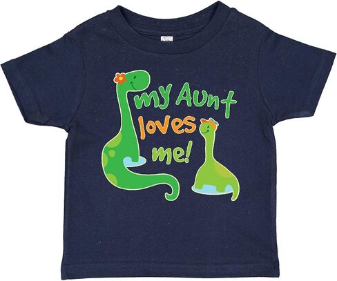 inktastic My Aunt Loves Me Nephew Toddler T-Shirt in Saudi Arabia