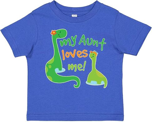 inktastic My Aunt Loves Me Nephew Toddler T-Shirt in Saudi Arabia