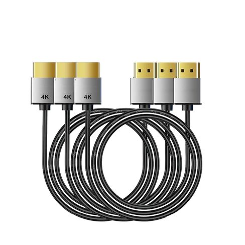 HDMI 2.1 Cable High Speed 48Gbps, Type A to A, Ultra Thin, Hyper Super Flexible Slim Cord, Diameter<3.6mm, eARC, for PS5, Xbox One, NS, GH5S, 8KUHD TV, Camera (AC-AA8K-0.5m, 10) in Saudi Arabia