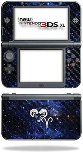 غلاف MightySkins من ألياف الكربون لجهاز Nintendo New 3DS XL (2015) - برج الحوت | لمسة نهائية واقية ومتينة من ألياف الكربون | سهل التطبيق والإزالة وتغيير الأنماط | صنع في الولايات المتحدة الأمريكية in Kuwait